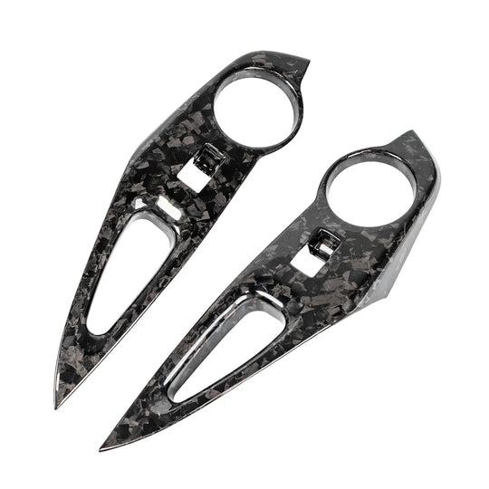 Driven Media GR Corolla Carbon Fiber Rear Window Switch Panel Covers