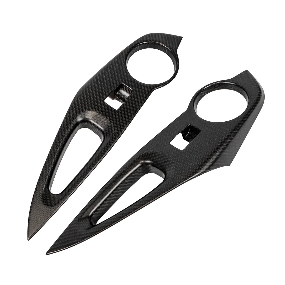 Driven Media GR Corolla Carbon Fiber Rear Window Switch Panel Covers