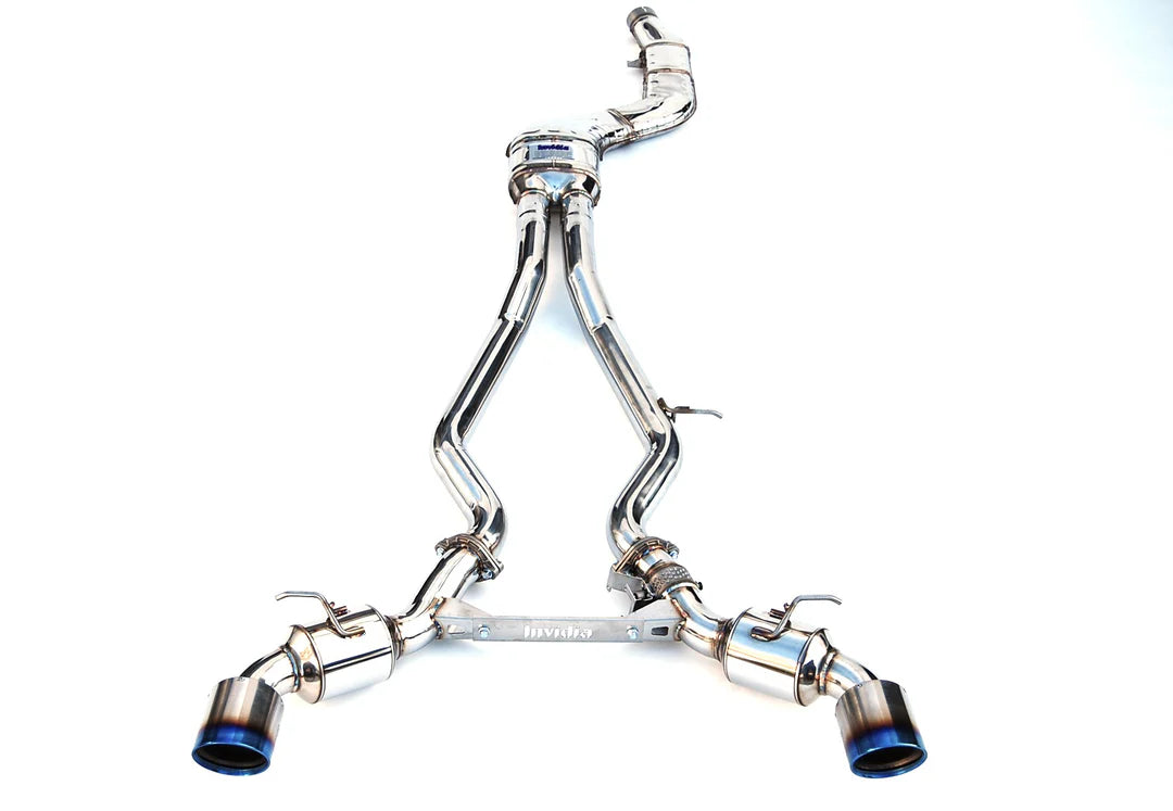 Invidia GR Supra Dual N1 w/ Valve Rolled Titanium Tip Cat-back Exhaust
