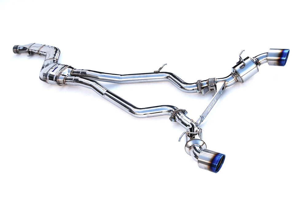 Invidia GR Supra Dual N1 w/ Valve Rolled Titanium Tip Cat-back Exhaust