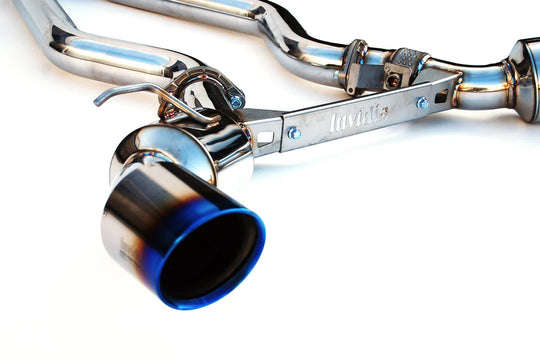 Invidia GR Supra Dual N1 w/ Valve Rolled Titanium Tip Cat-back Exhaust