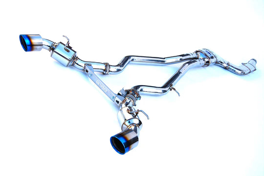 Invidia GR Supra Dual N1 w/ Valve Rolled Titanium Tip Cat-back Exhaust