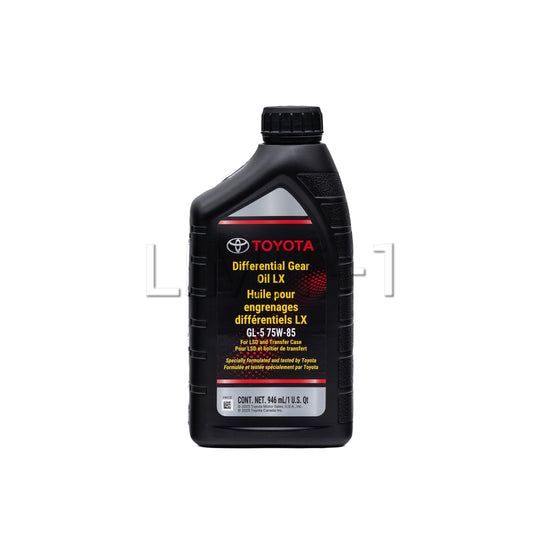 OEM Toyota GR Corolla Rear Differential Gear Oil LX 75w-85 GL-5