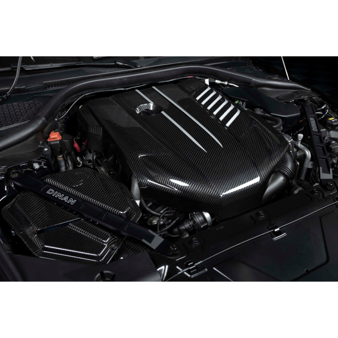 Dinan GR Supra Strut Tower Braces - Front