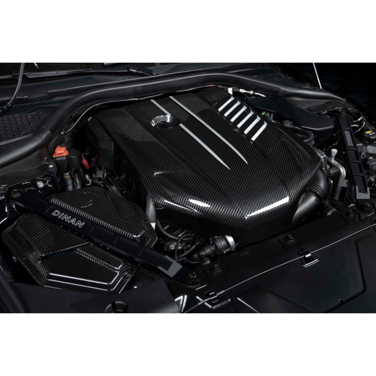 Dinan GR Supra Strut Tower Braces - Front
