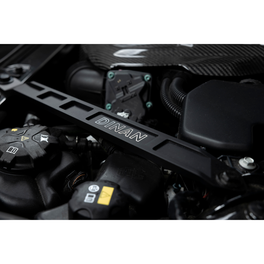 Dinan GR Supra Strut Tower Braces - Front