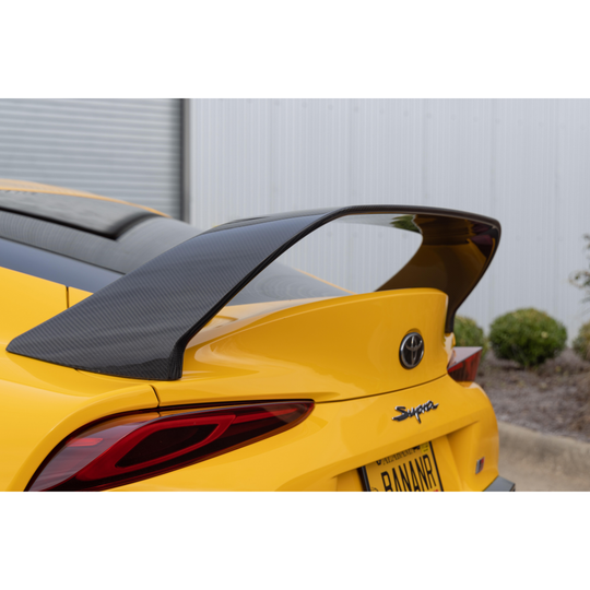 Dinan GR Supra High-Rise Rear Spoiler (Carbon Fiber)
