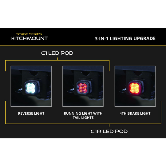 Diode Dynamics 2022+ Tundra HitchMount LED Pod Reverse Kit2