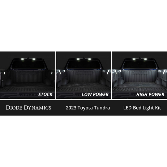 Diode Dynamics 2022+ Tundra Stage Series LED Bed Light Kit - White Diffused5