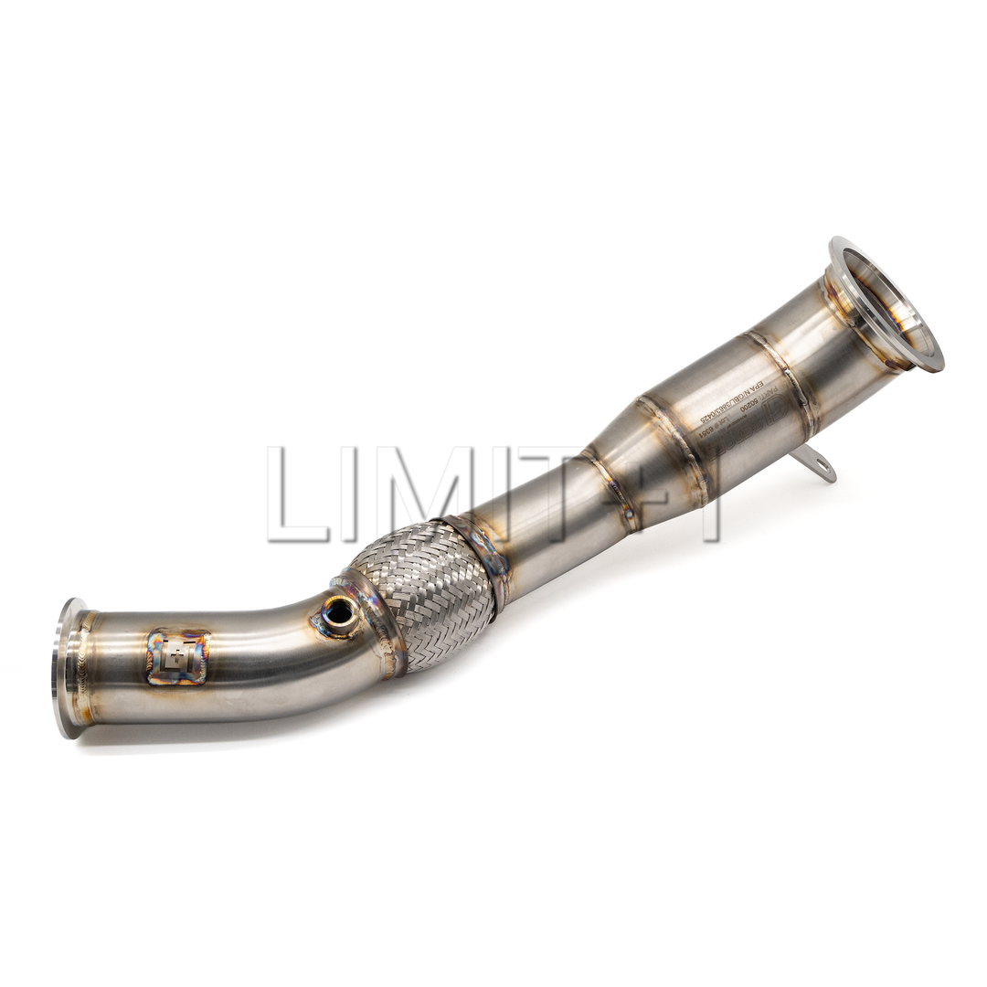 LIMIT+1 GR Corolla High Flow Downpipe + Midpipe W/ EPA Approved GESI Cat