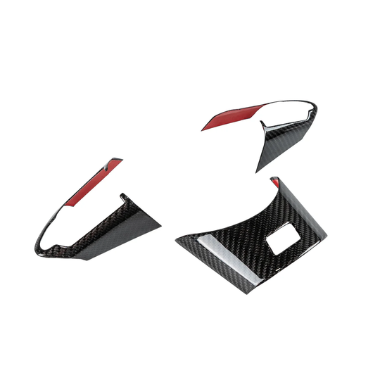 Driven Media GR Corolla Carbon Fiber Steering Wheel Trim
