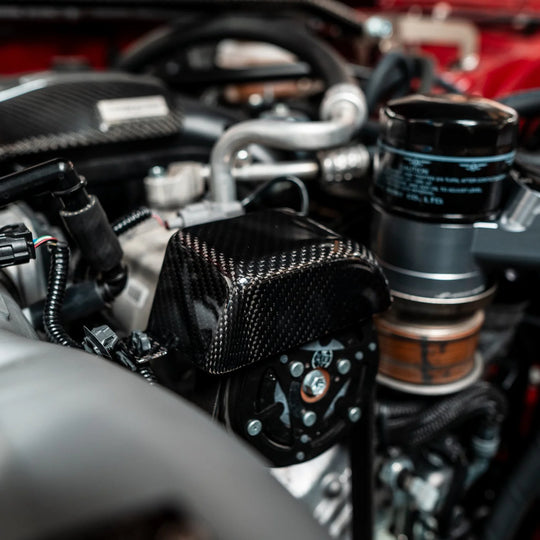 Driven Media GR86 / BRZ Carbon Fiber Belt Pulley Covers