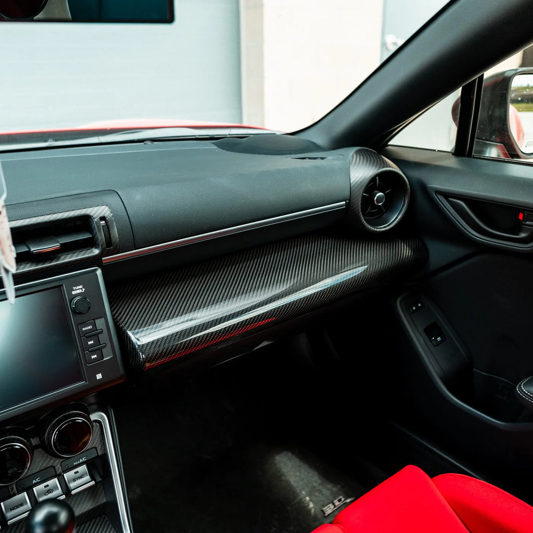Driven Media GR86 / BRZ Carbon Fiber Glovebox Dashboard Cover