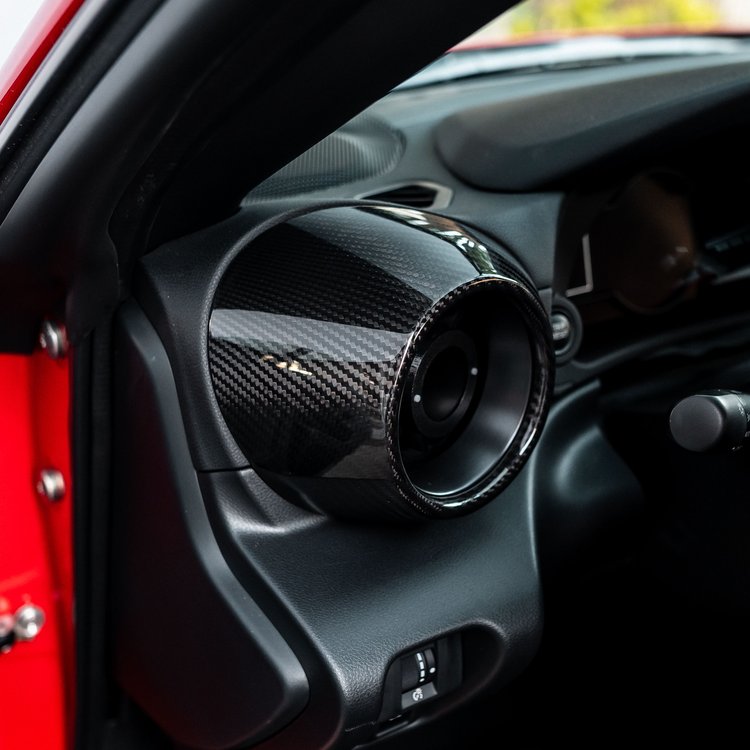 Real Carbon Fiber Driver Side Air Vent Outlet Cover For RAM 1500 2500 3500 02-05