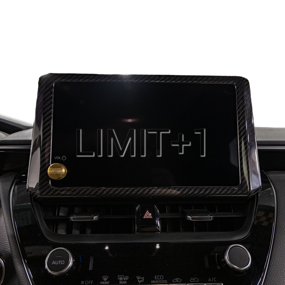 Driven Media GR Corolla Carbon Fiber Radio Bezel Cover