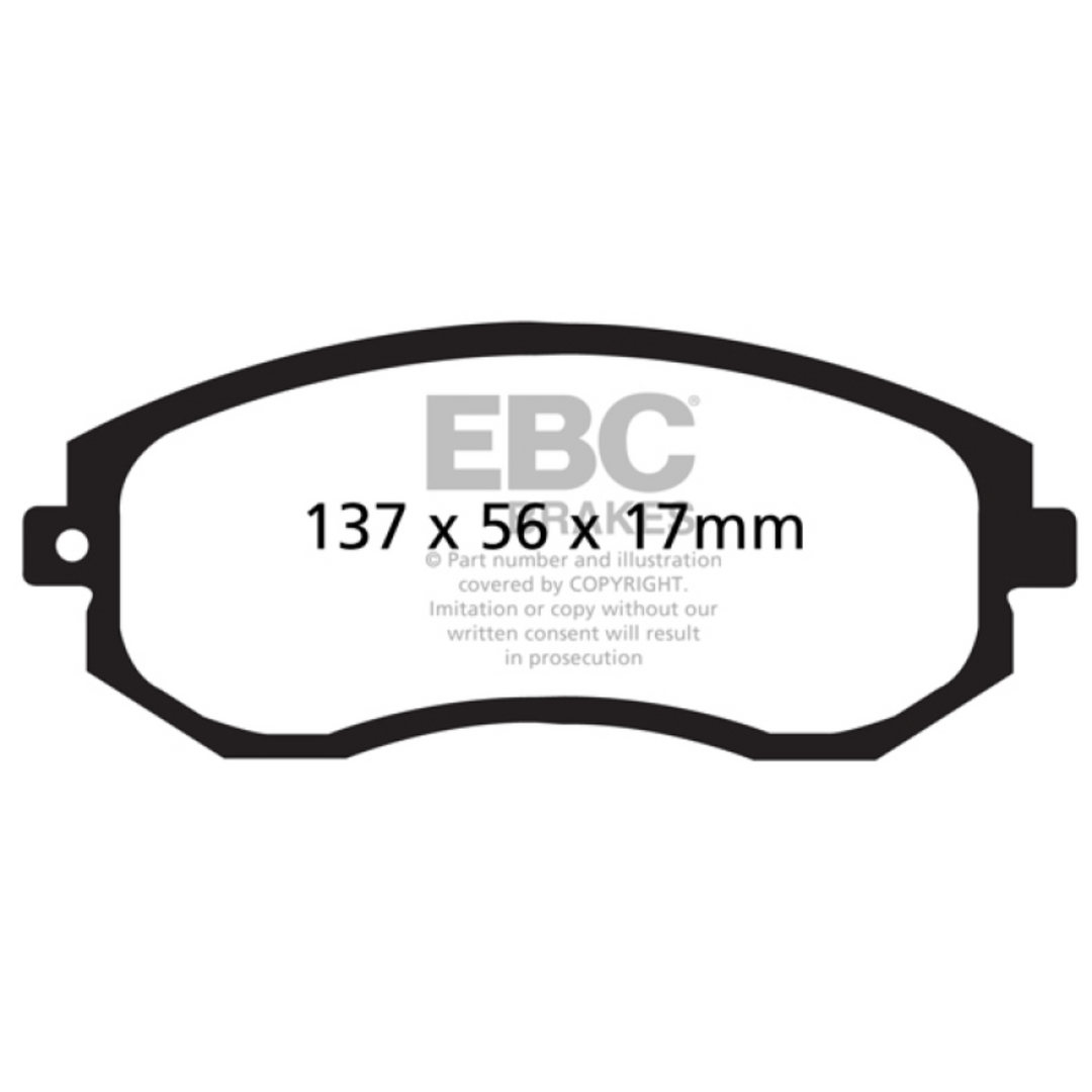 EBC GR86 / BRZ Front Brake Pads (Non-Brembo)