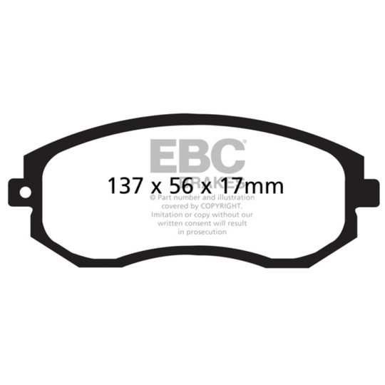 EBC GR86 / BRZ Front Brake Pads (Non-Brembo)