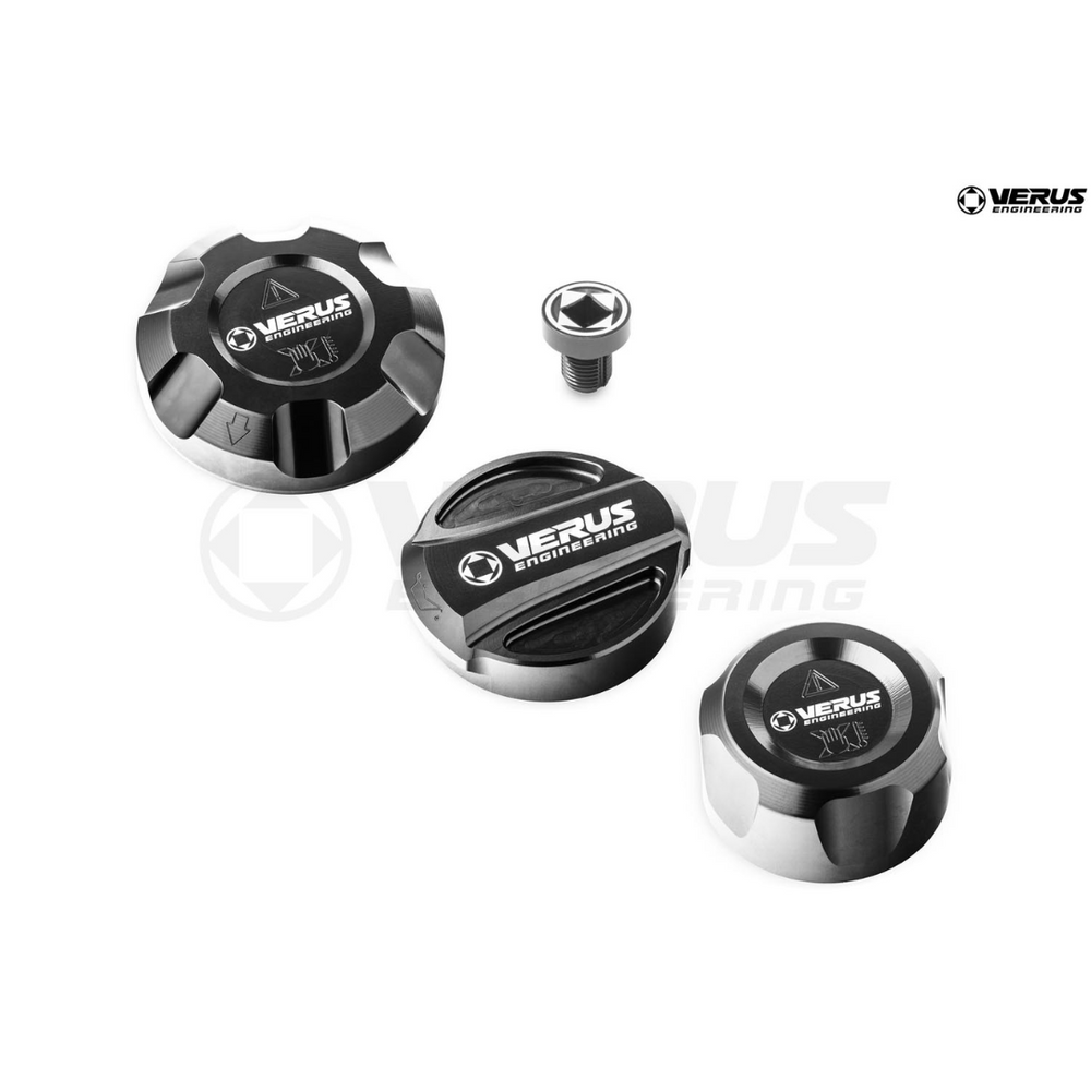 Verus Engineering GR Supra Engine Bay Fluid Cap Kit