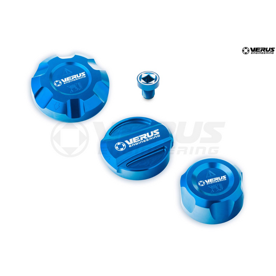 Verus Engineering GR Supra Engine Bay Fluid Cap Kit