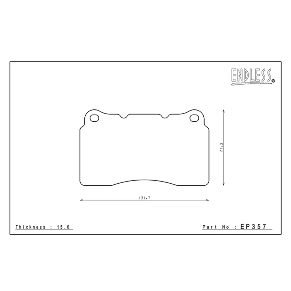 Endless GR86 / BRZ Super Street M-Sports PLUS Brake Pads (Brembo)