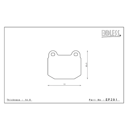 Endless GR86 / BRZ Super Street M-Sports PLUS Brake Pads (Brembo)