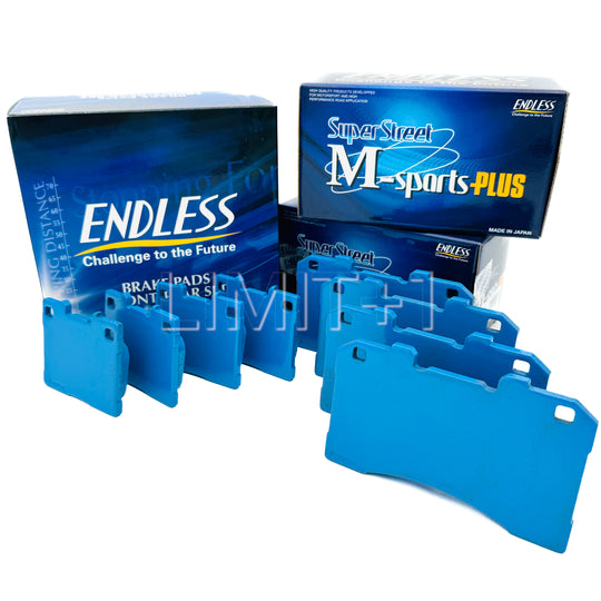 Endless GR Corolla Super Street M-Sports PLUS Brake Pads (Minimal Brake Dust)