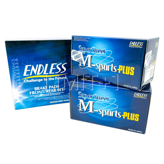 Endless GR Corolla Super Street M-Sports PLUS Brake Pads (Minimal Brake Dust)