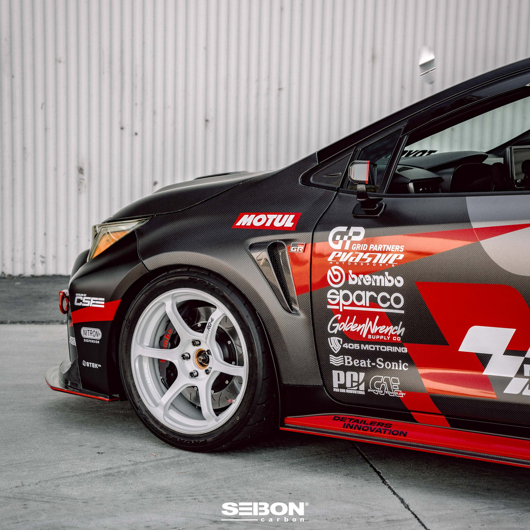 Seibon GR Corolla OEM-Style Dry Carbon Fenders