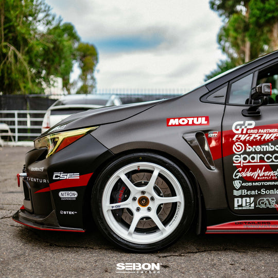 Seibon GR Corolla OEM-Style Dry Carbon Fenders