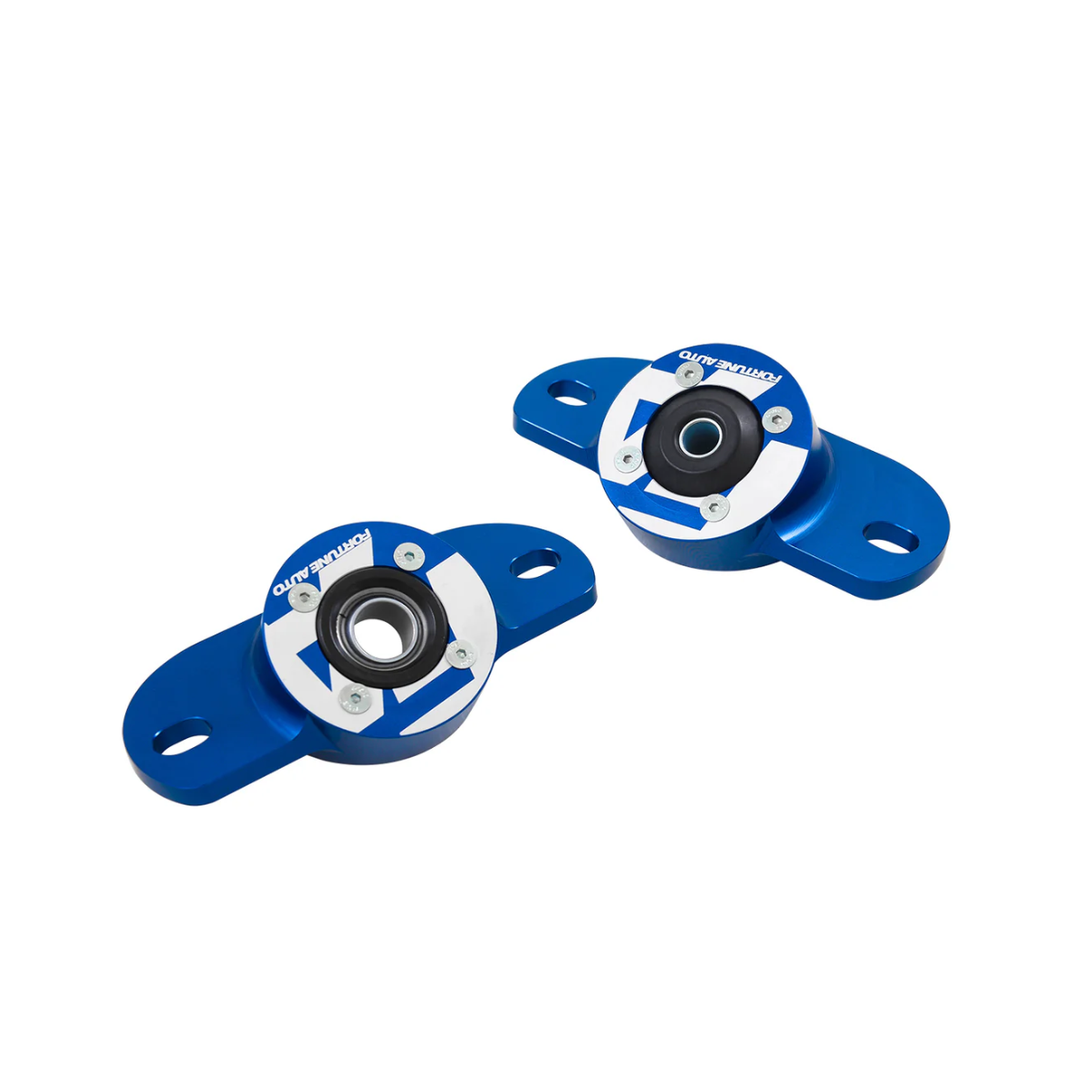Fortune Auto GR Corolla Reinforced Billet Upper Shock Mounts W/ Spherical Bushings (Pair)