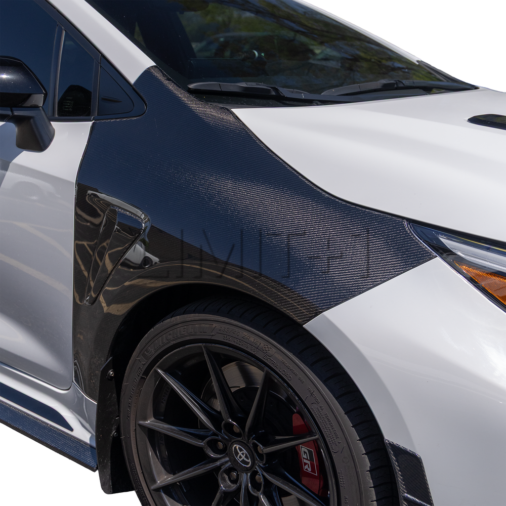 Seibon GR Corolla OEM-Style Dry Carbon Fenders