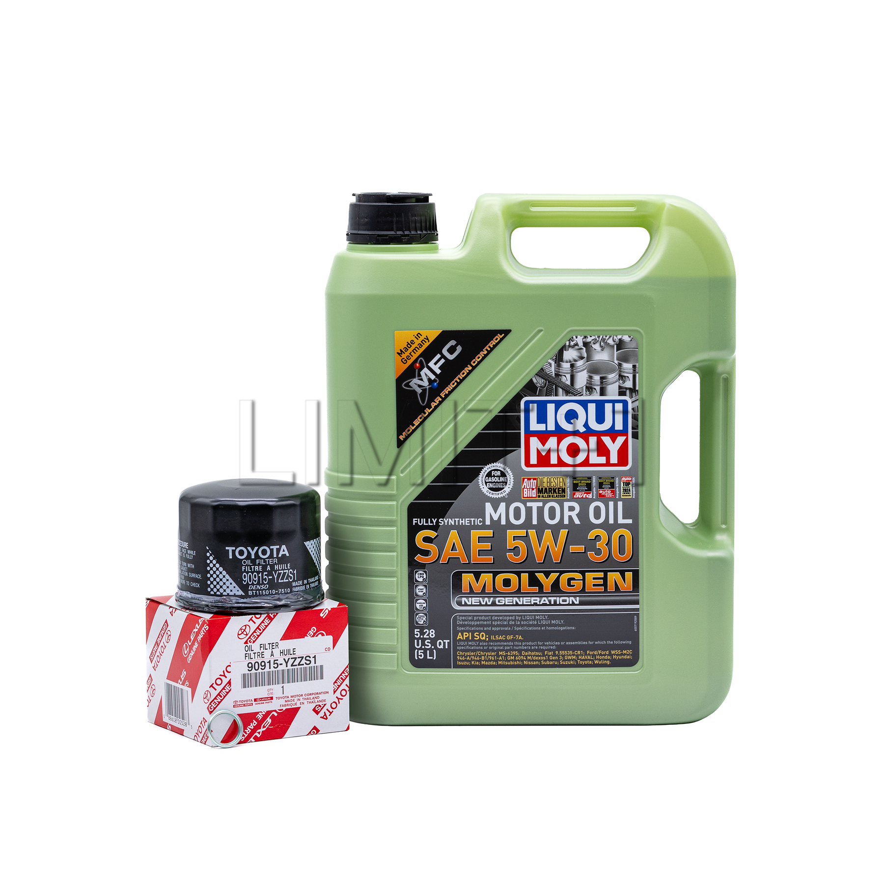 Liqui Moly GR86 / BRZ Molygen 5W-30 Full Synthetic Oil Change Kit W/ O –  LIMIT+1
