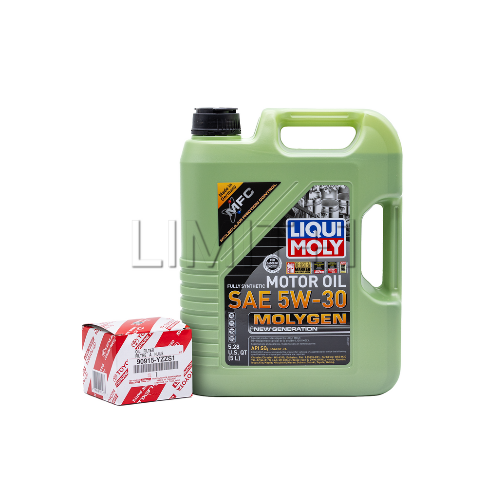 Liqui Moly GR86 / BRZ Molygen 5W-30 Full Synthetic Oil Change Kit W/ OEM Filter (Spirited Driver)