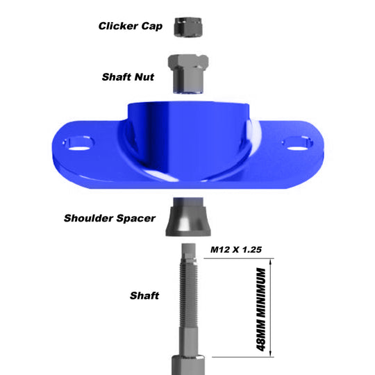 Fortune Auto GR Corolla Reinforced Billet Upper Shock Mounts W/ Spherical Bushings (Pair)