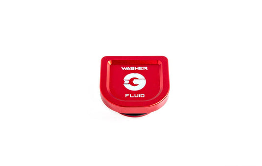Goldenwrench Blackline Performance A90 Supra Edition RED Billet Washer Fluid Cap
