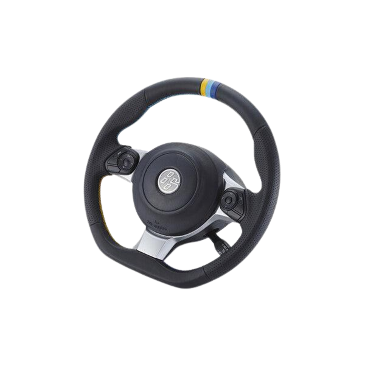 GReddy GR86 / BRZ All-Leather Steering Wheel w/ TRUST 3 Colored