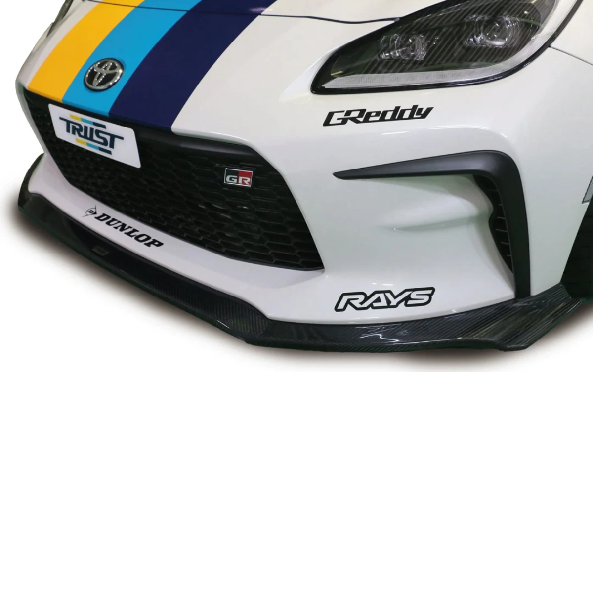 （注）メカは外します　ＧＲＫ４　ボディ付 GReddy X Voltex GR86 / BRZ Carbon Front Under Spoiler – LIMIT+1