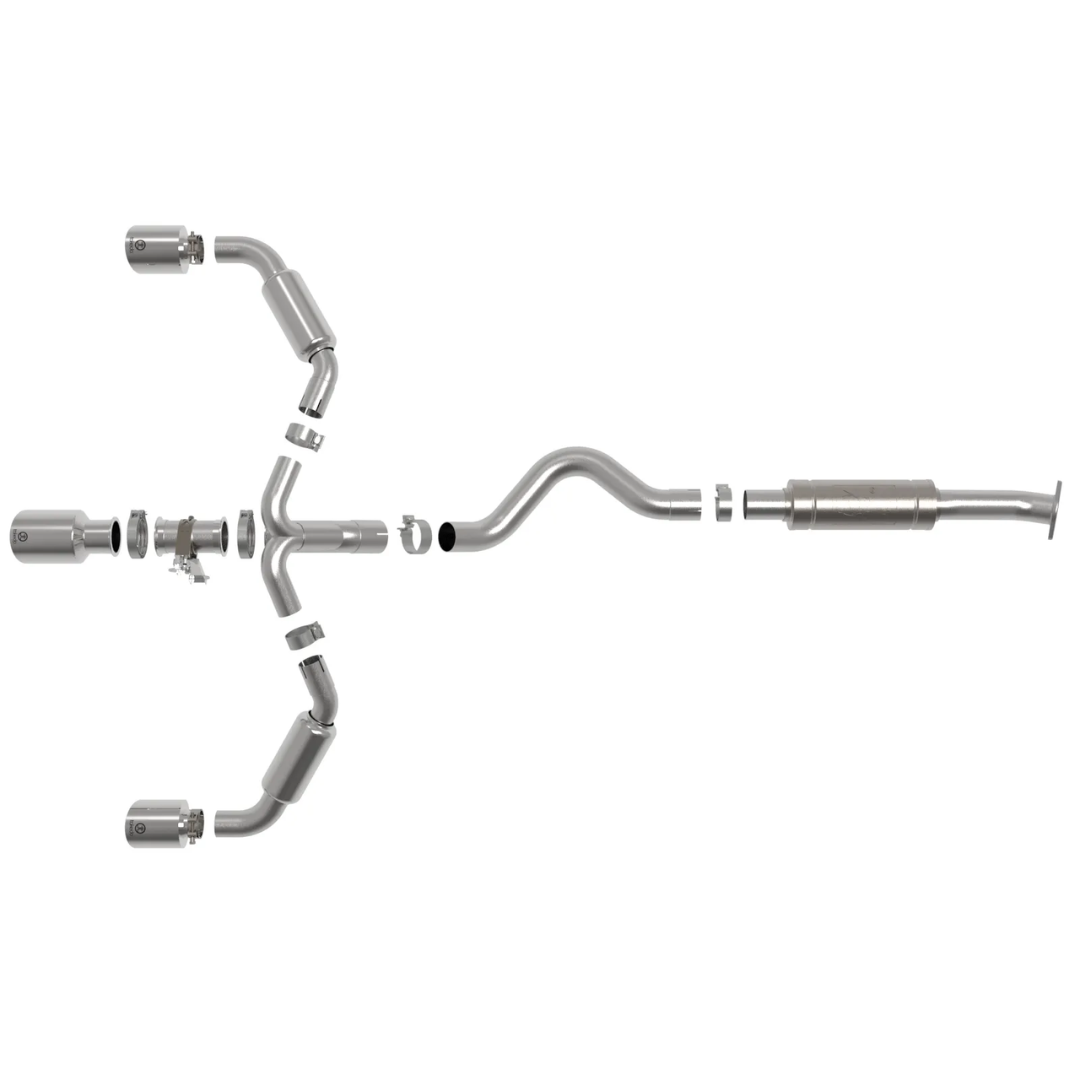 aFe POWER GR Corolla Gemini XV 3in to 2-1/2in Cat-Back Exhaust