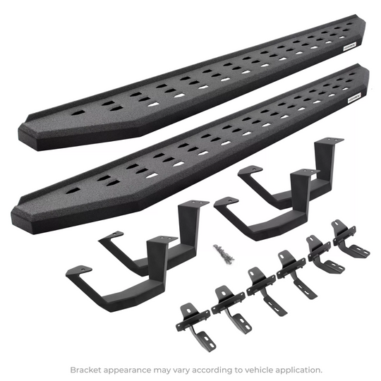 Go Rhino 2022+ Tundra Kit w/ RB20 Running board + Brackets + 4 RB20 Drop Steps