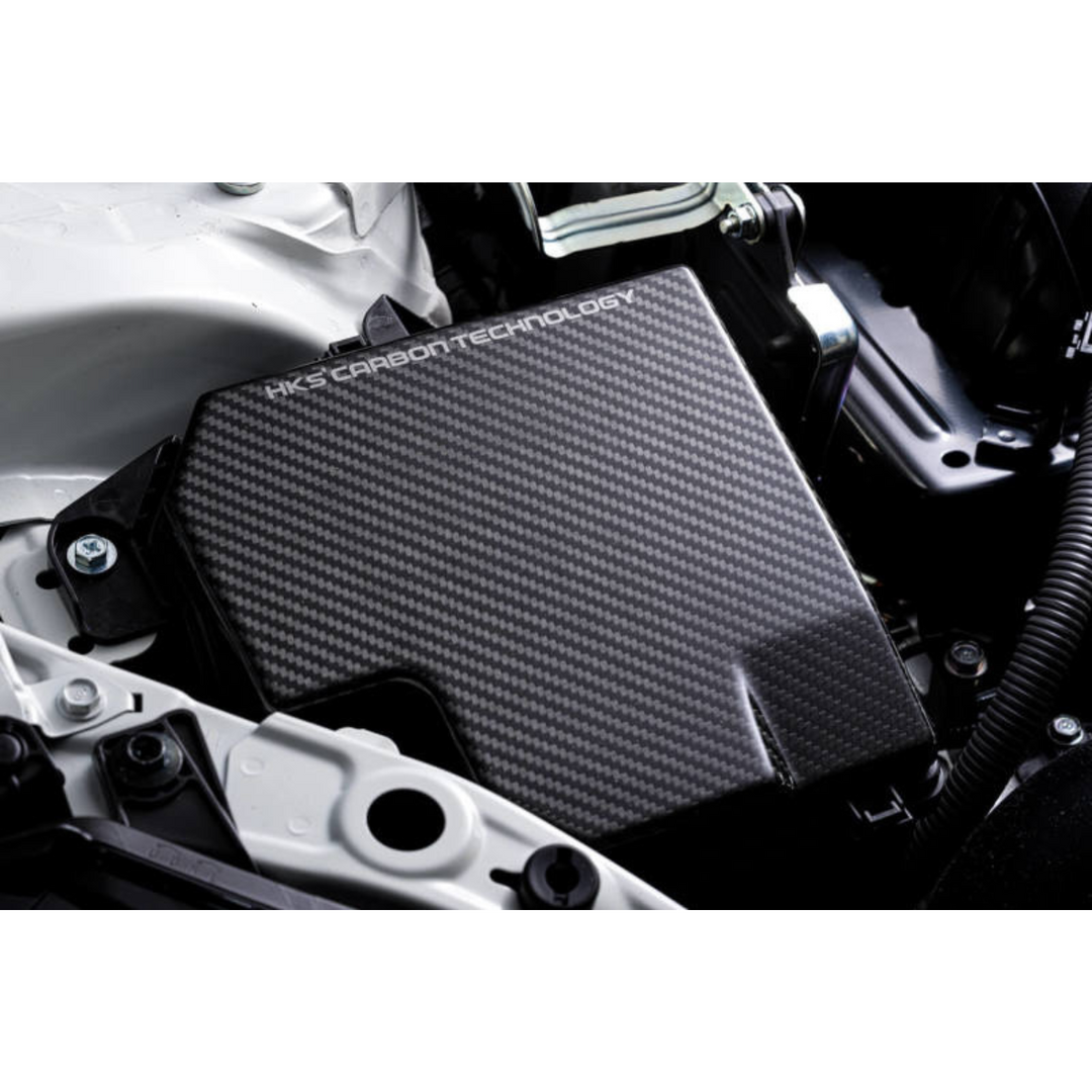 HKS GR86 DryCarbon Fuse Box Cover