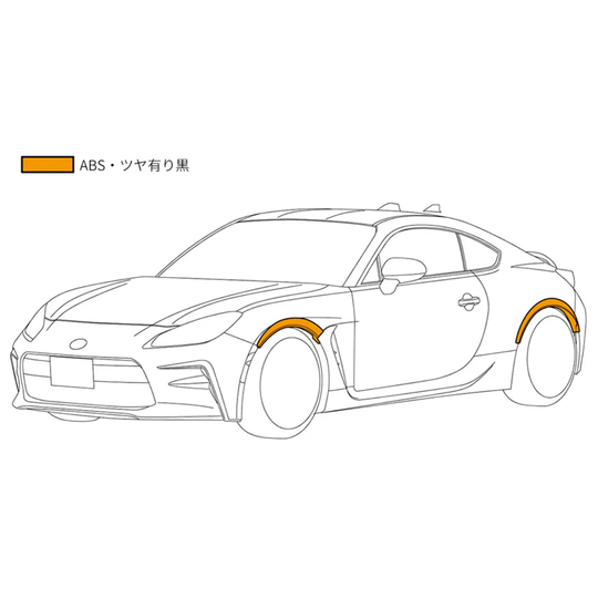 HKS GR86 / BRZ Fender Molding Kit