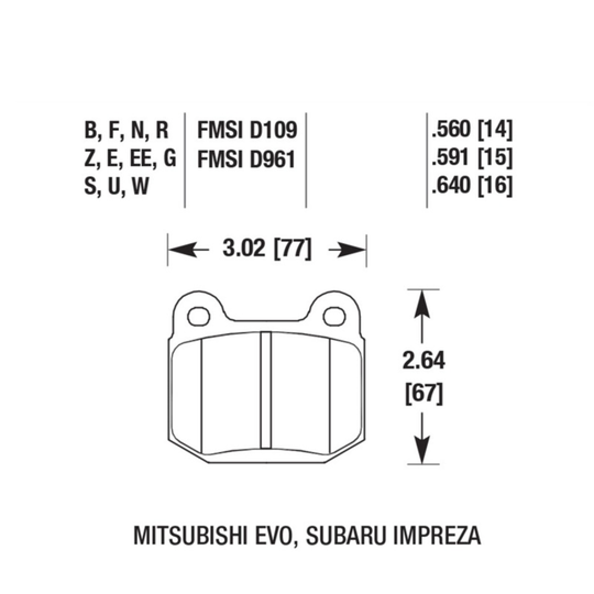 Hawk Performance GR86 / BRZ HPS Brake Pads (Brembo)