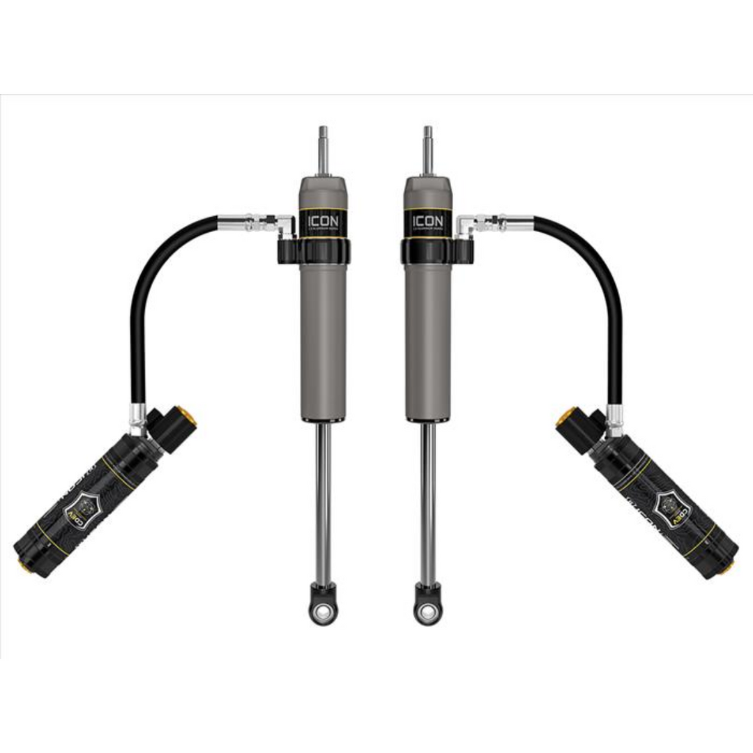 ICON 2024+ Land Cruiser 0-3" Lift Rear V.S. 2.5 Aluminum Series Shock Absorbers Remote Reservoir w/ CDEV Pair