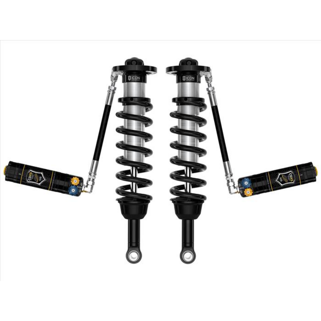 ICON 2024+ Land Cruiser 1.25-3" Lift Front V.S. 2.5 Series Coilover Kit Remote Reservoir w/ CDXS Pair