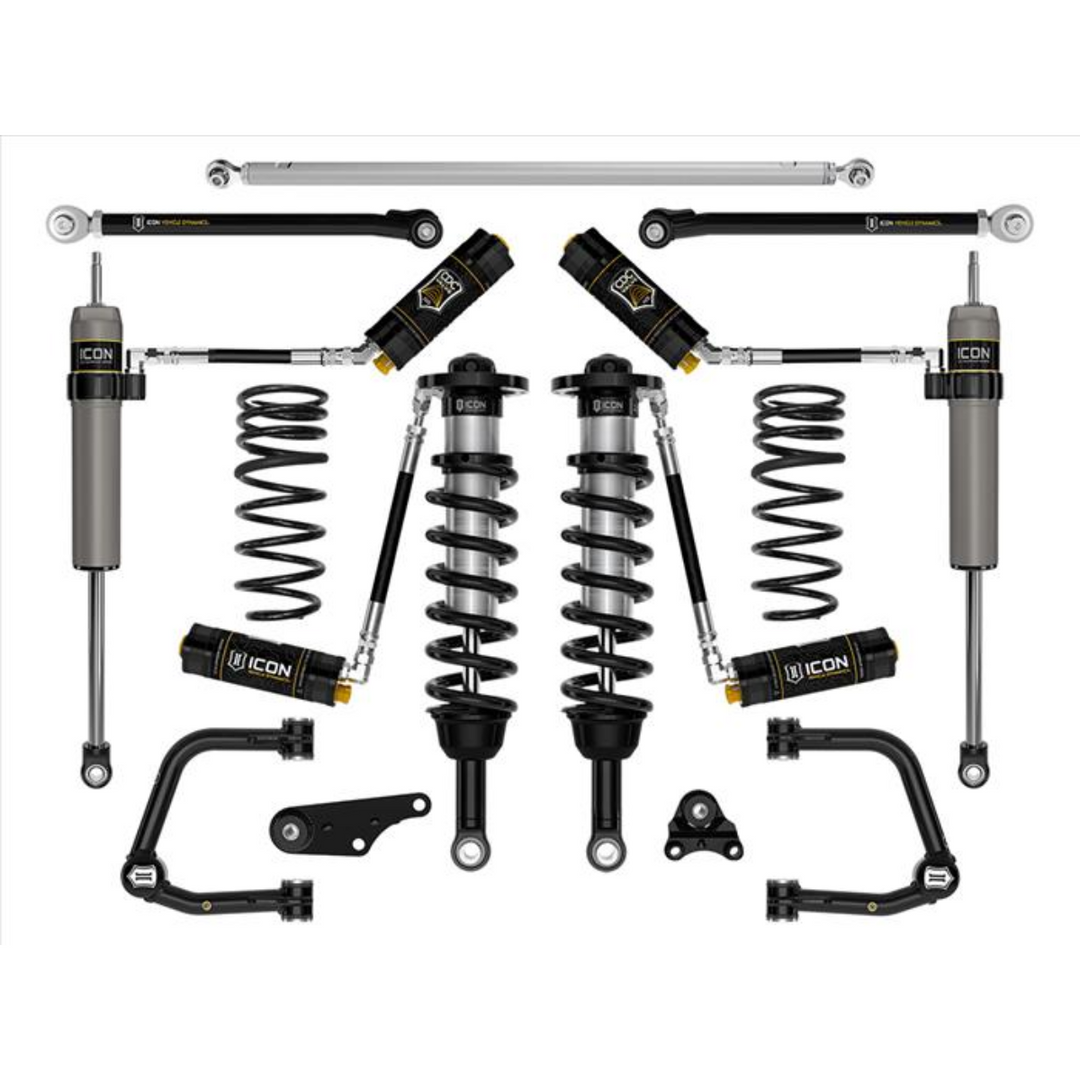 ICON 2024+ Land Cruiser 1.25-3" Lift Stage 8 Suspension System CDCV Tubular