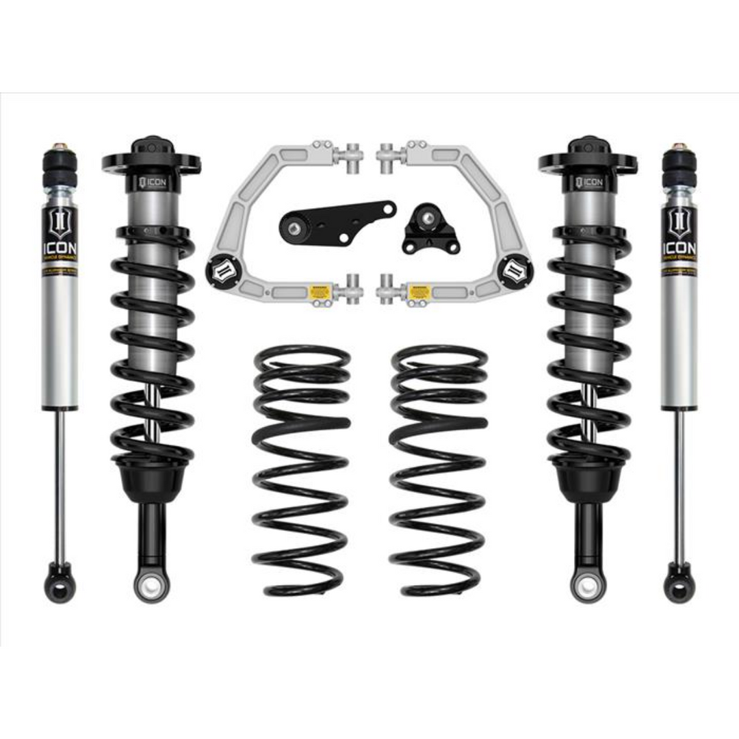 ICON 2024+ Tacoma 1.25-3" Lift Stage 2 Suspension System Billet w/ Triple Rate Springs
