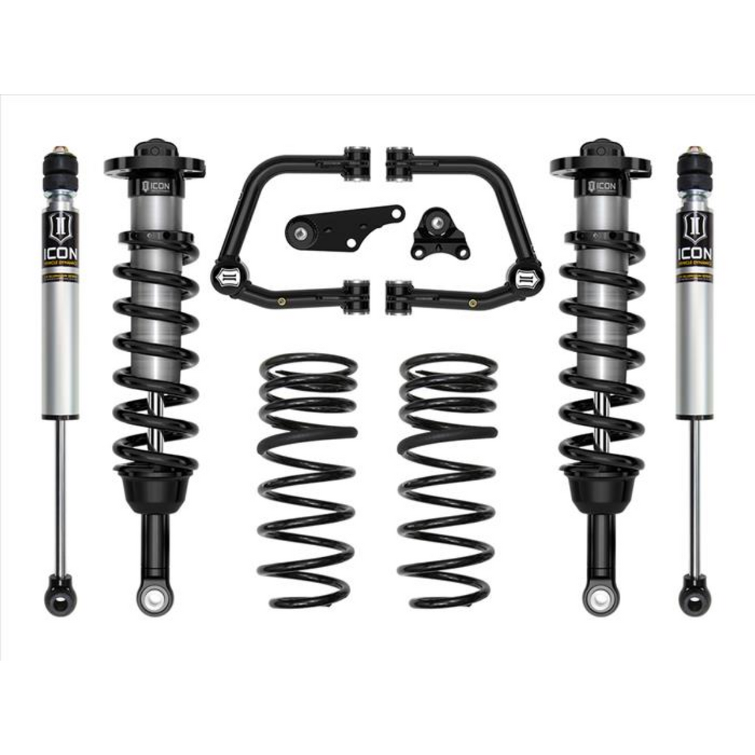 ICON 2024+ Tacoma 1.25-3" Lift Stage 2 Suspension System Tubular w/ Overland Rear Coils