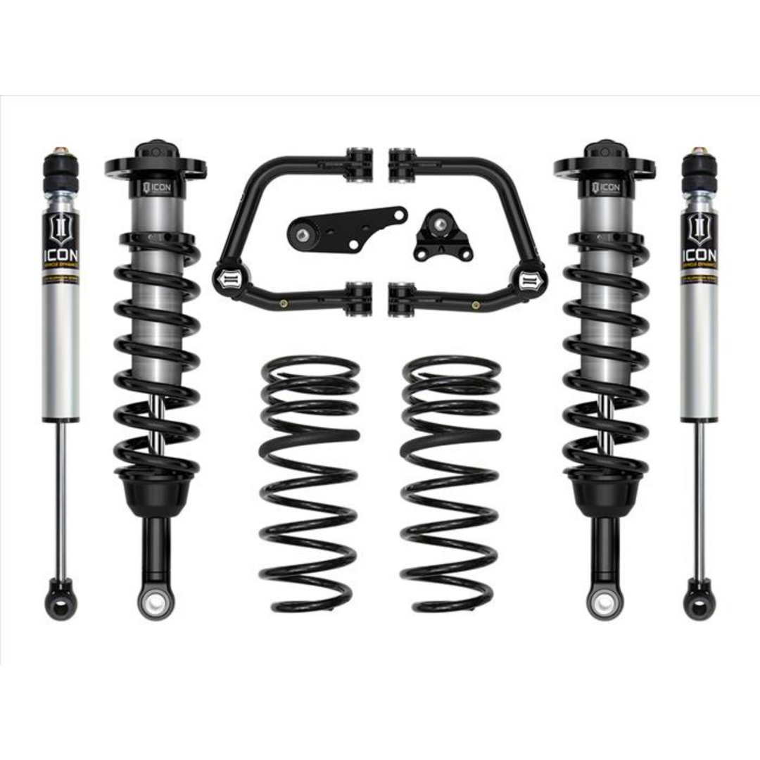 ICON 2024+ Tacoma 1.25-3" Lift Stage 2 Suspension System Tubular w/ Triple Rate Rear Springs