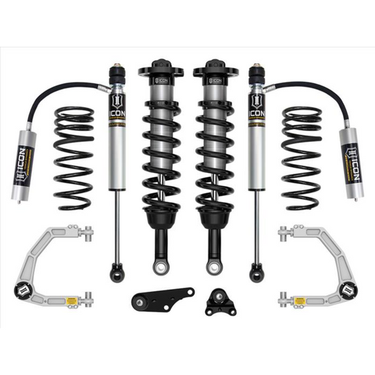 ICON 2024+ Tacoma 1.25-3" Lift Stage 3 Suspension System Billet w/ Overland Rear Springs