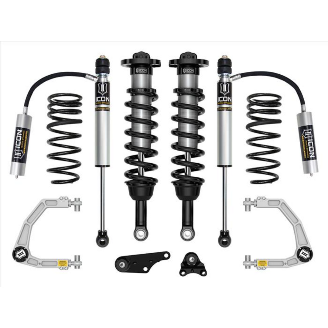 ICON 2024+ Tacoma 1.25-3" Lift Stage 3 Suspension System Billet w/ Triple Rate Rear Springs